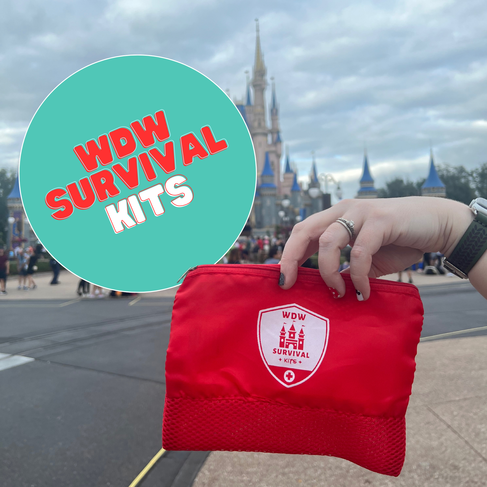 WDW Survival Kit held at the Castle